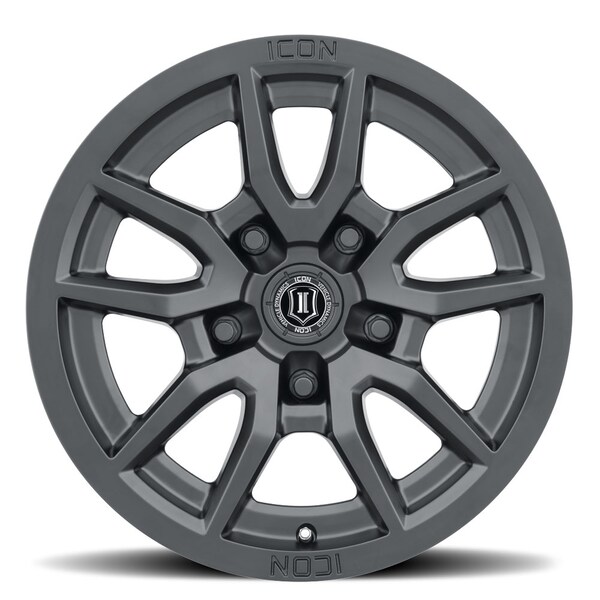 ICON ALLOYS VECTOR 5 SAT BLK -17 X 8.5/5 X 150/25MM/5.75IN BS